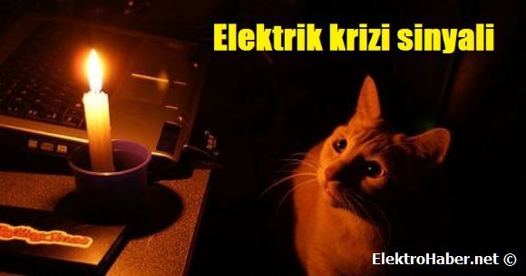 Elektrik krizi sinyali