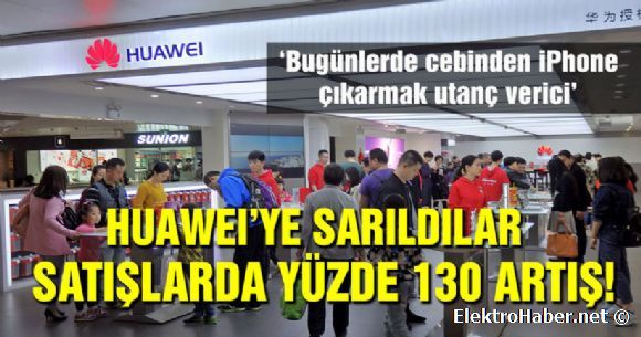 iPhone'u bırakıp Huawei alıyor