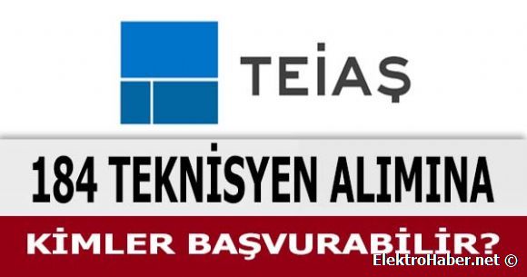 TEA'dan elektrik teknisyeni alm