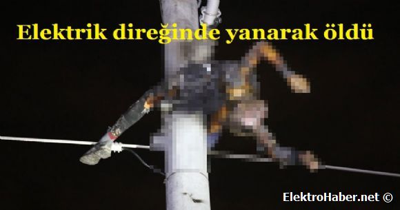 Elektrik direinde yanarak ld