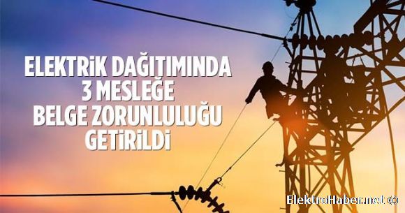 Elektrikte Mesleki Yeterlilik Belgesi Zorunluluu