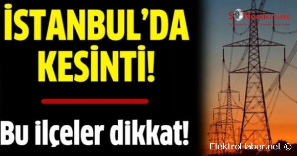 stanbul'da elektrik kesintisi