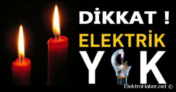 stanbul'da 13 ilede elektrik kesintisi