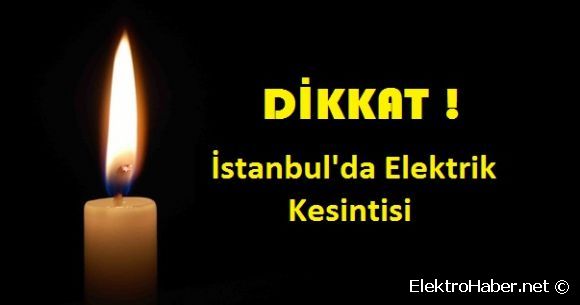 stanbul'da elektrik kesintisi