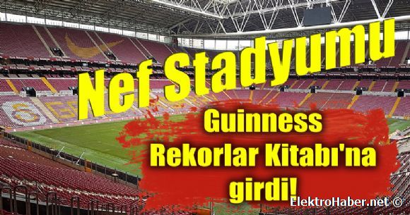 Nef Stad, Guinness Rekorlar Kitab'na girdi