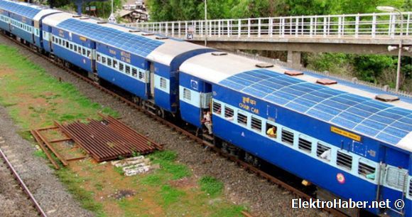 Gne Enerjili Tren Hizmete Girdi!