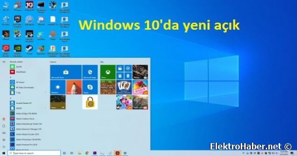 Windows 10'da yeni ak bulundu