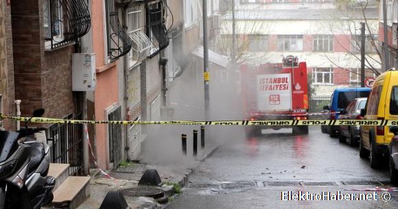 İstanbul'da yer altı kabloları yandı